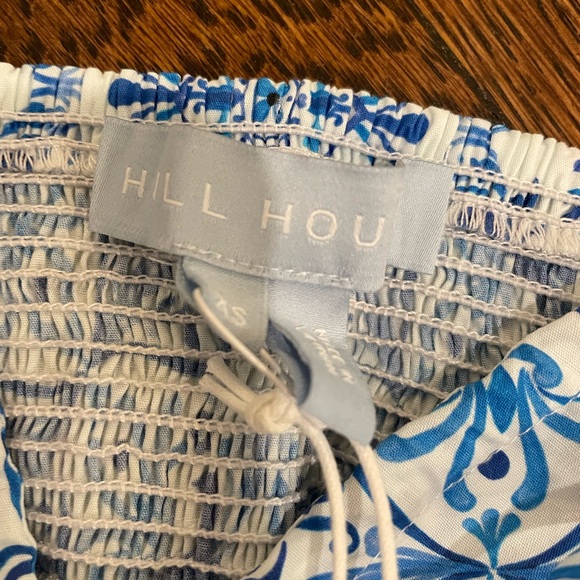 Hill House Home Alexa Top NWT Blue Mosaic - Picture 2 of 10